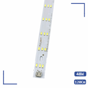 شريحة 120 سم 48 وات تريبل ابيض بالدرايفر