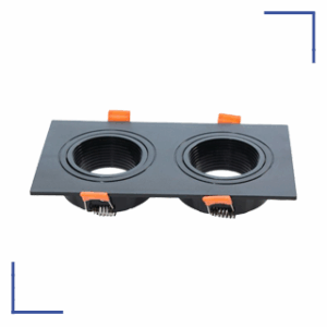 وش اسبوت متحرك ثنائي مربع اسود