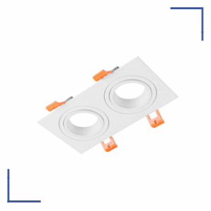 وش اسبوت متحرك ثنائي مربع ابيض